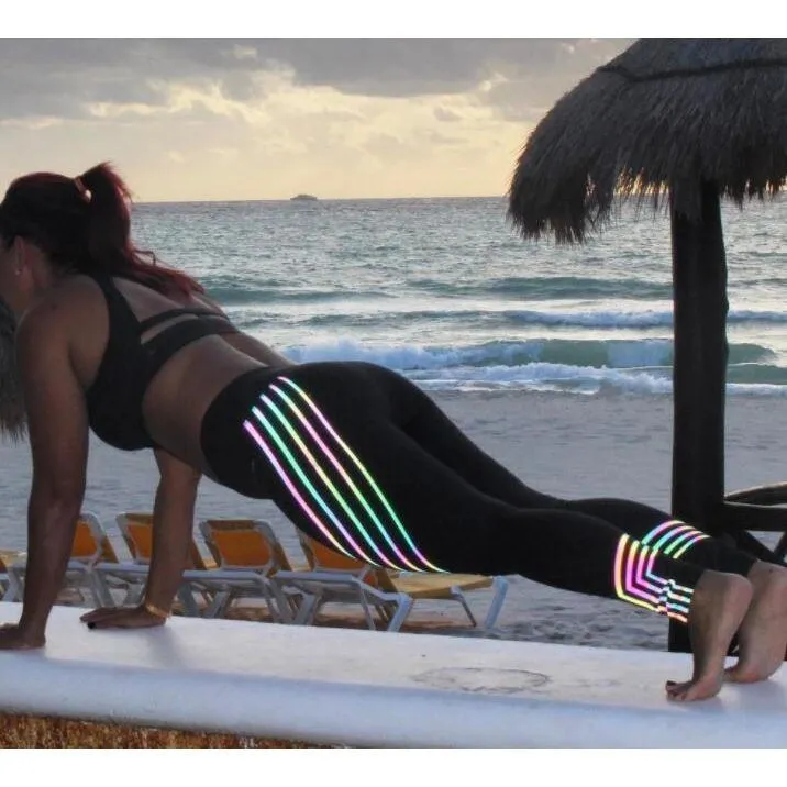 Fitness Yoga Pants Laser Printed Slimming Sports Leggings