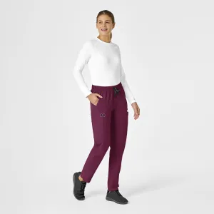 Force Essentials C51213 Straight Leg Scrub Pants Wine