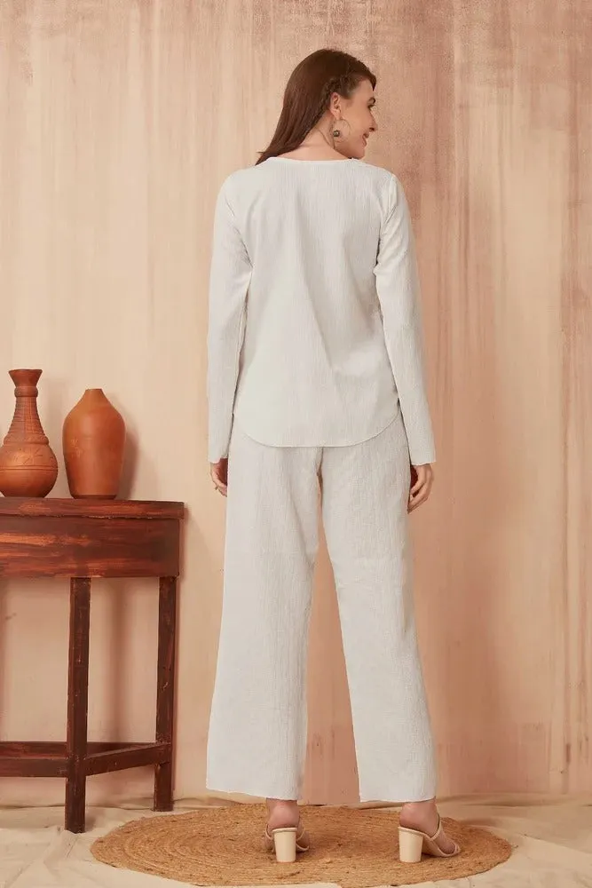FRILLFIT Top Pant Co-ords Set