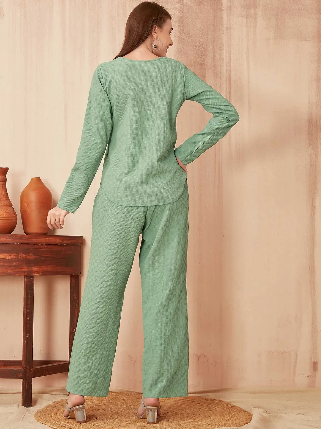 FRILLFIT Top Pant Co-ords Set