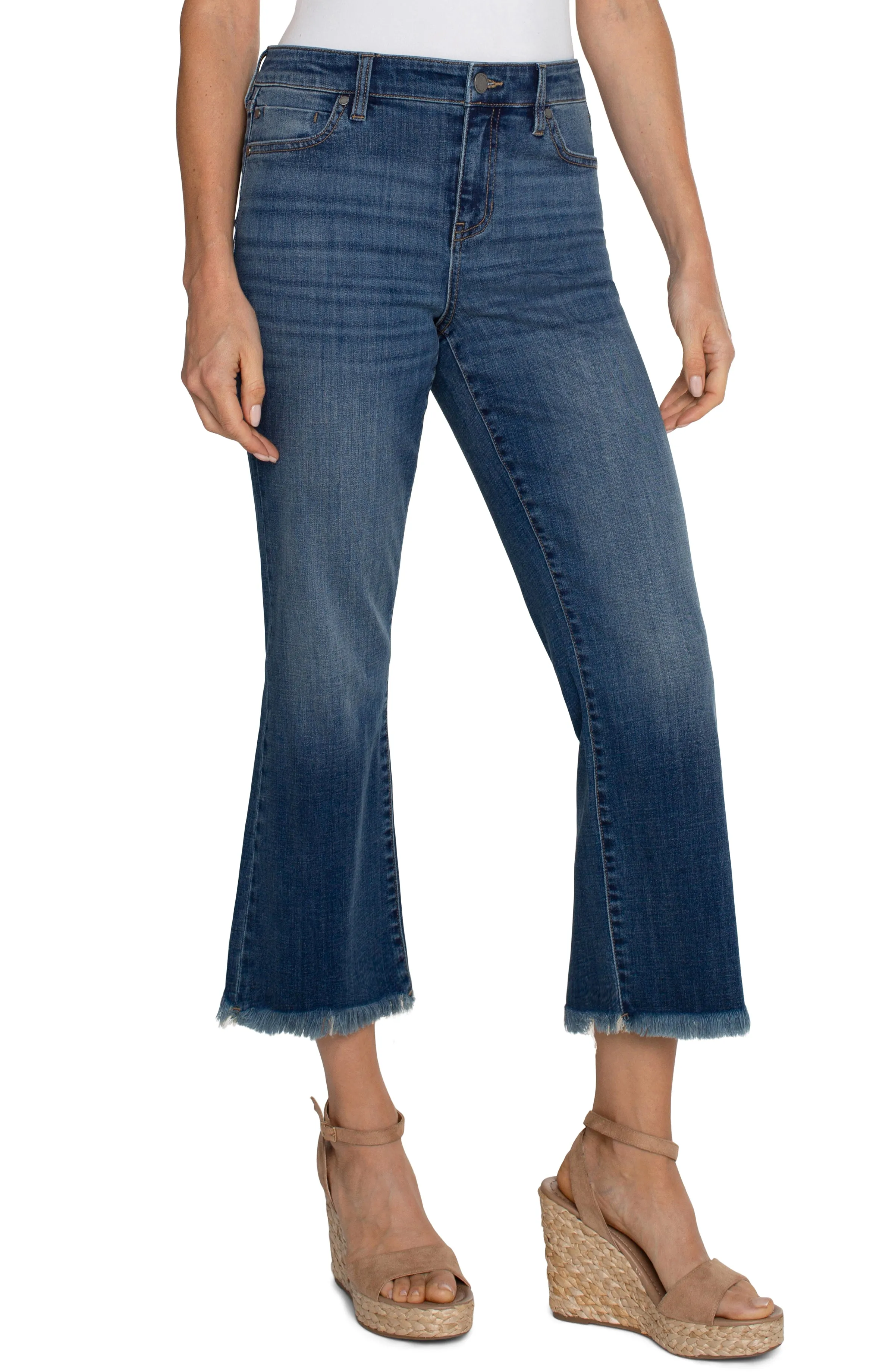 Fringe Hem Hannah Crop Flare