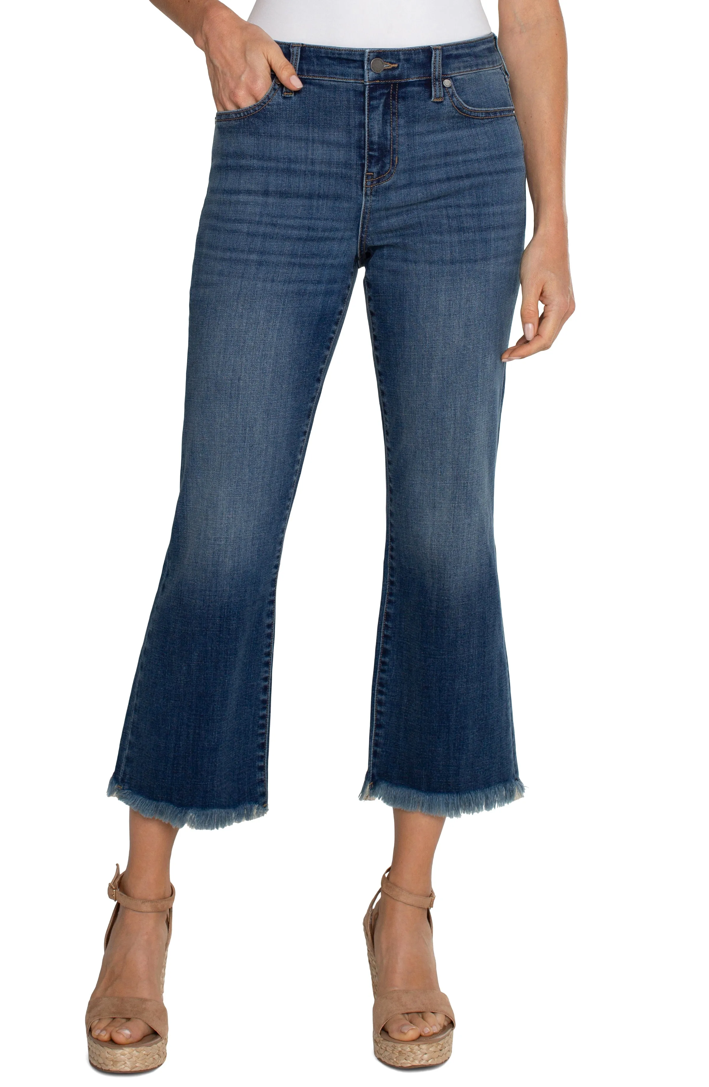 Fringe Hem Hannah Crop Flare