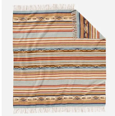 Fringed Chimayo Throw by Pendleton, Harvest Tan