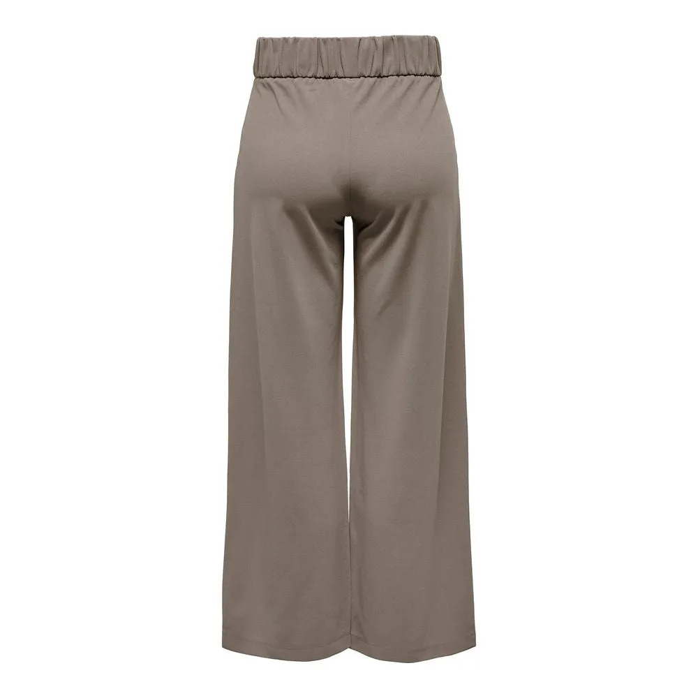 Gray Polyester Jeans & Pant