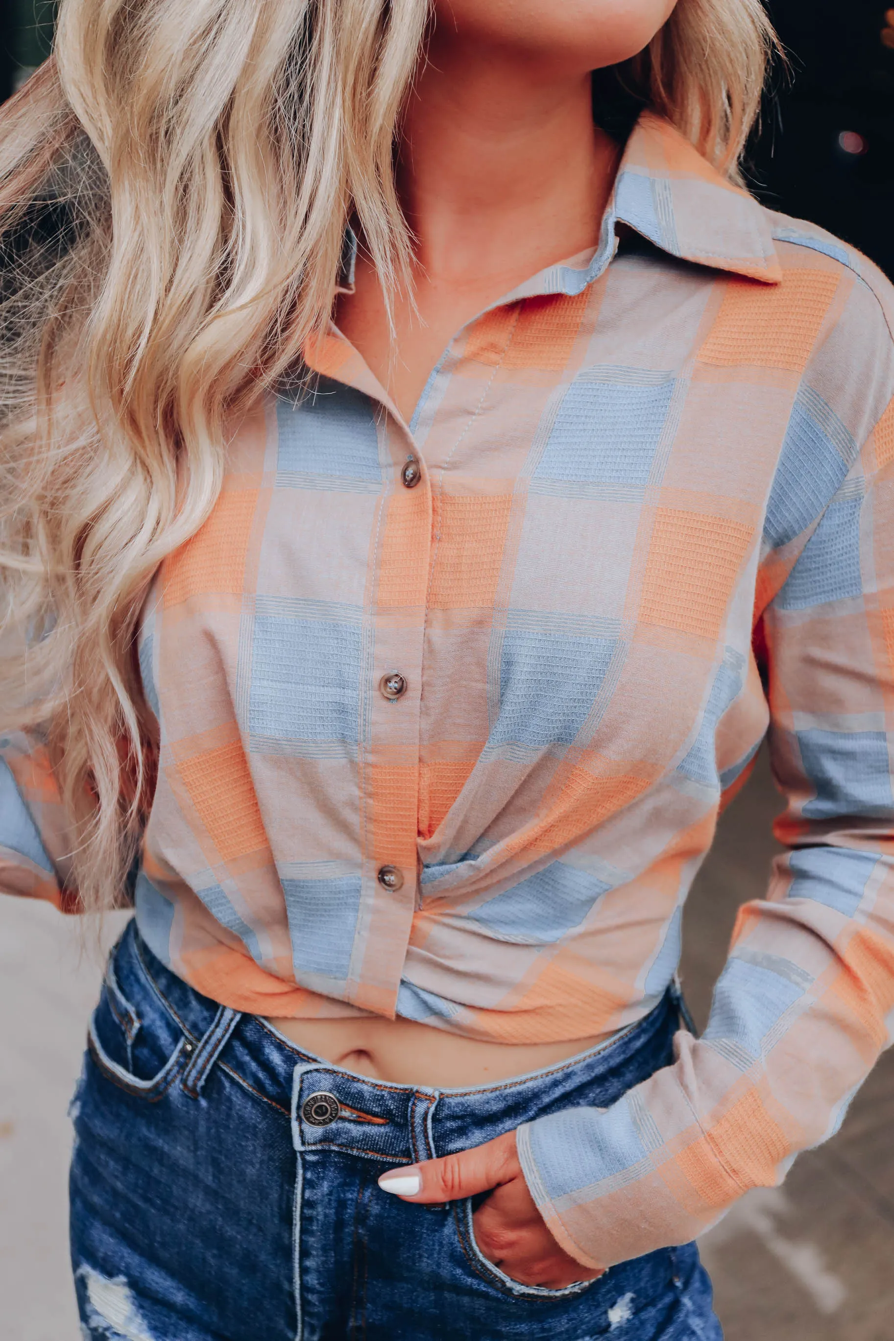 Gwen Plaid Crop Top
