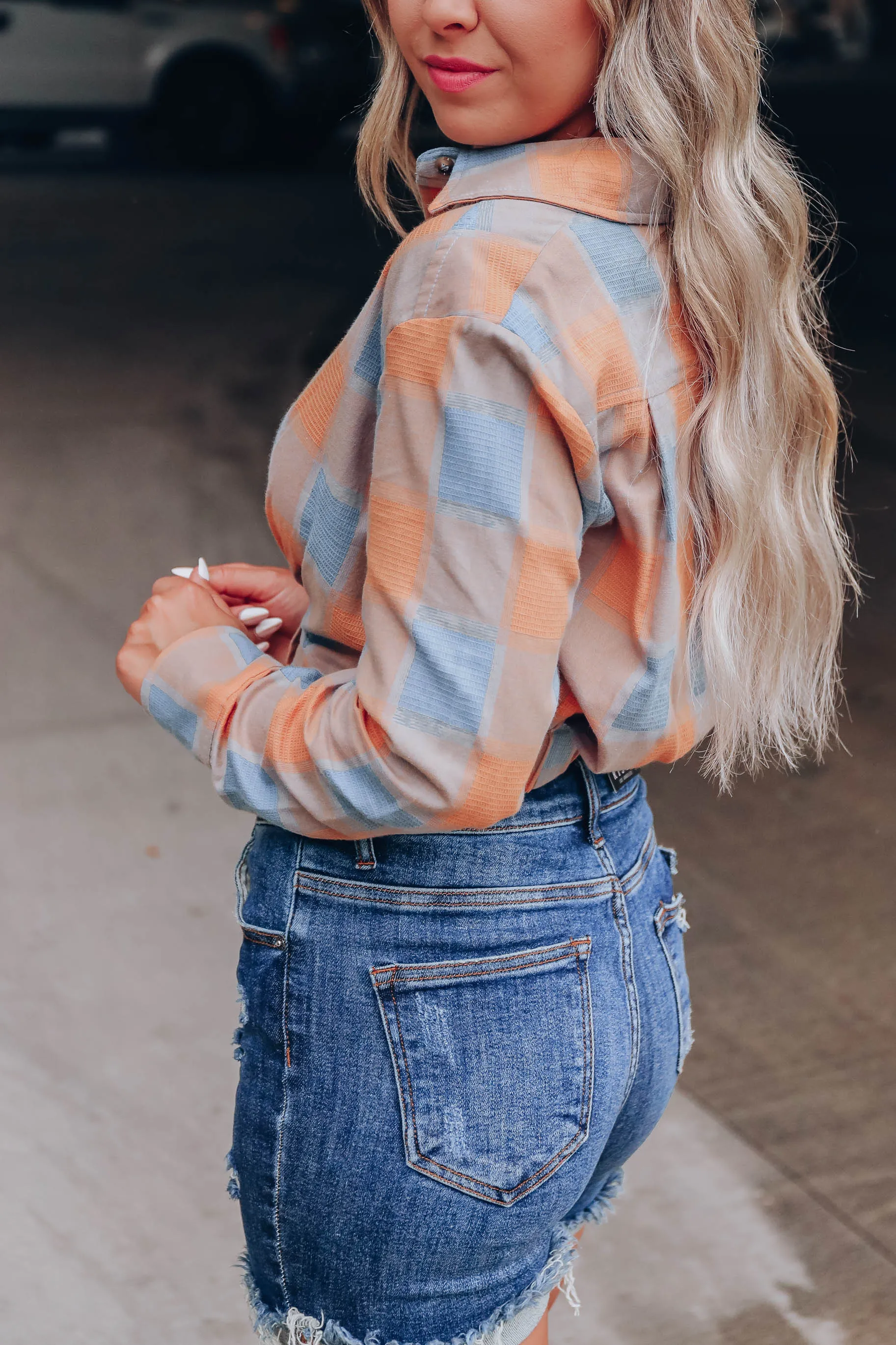 Gwen Plaid Crop Top