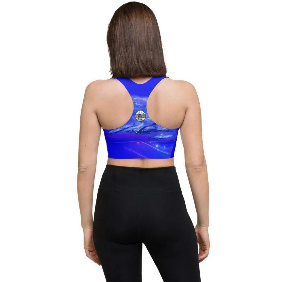 Hawai'i Dolphins Longline Sports Bra