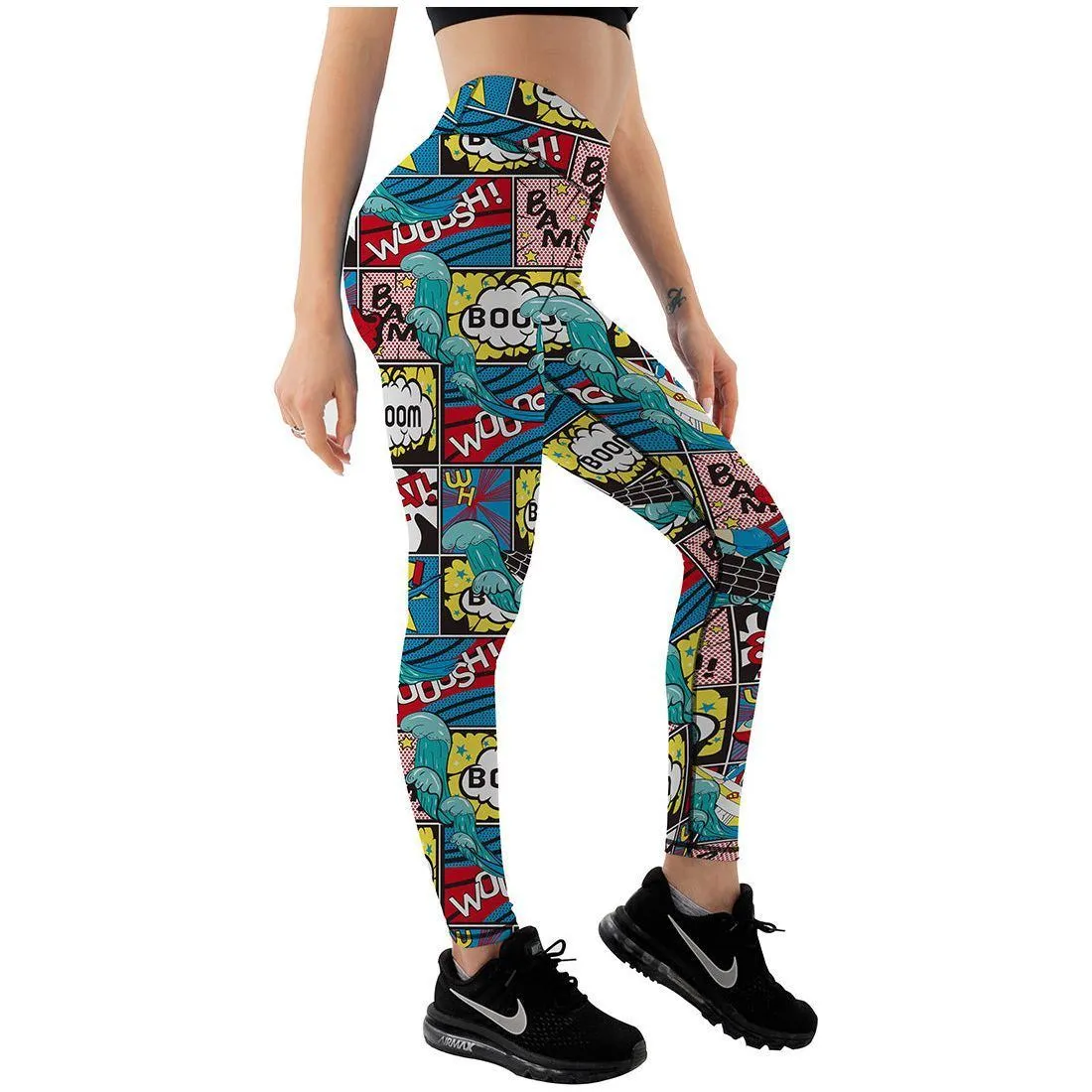High Waist Yoga Pants Stretch Sports Leggings
