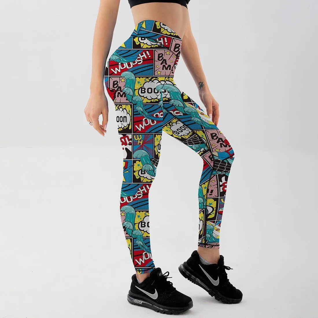 High Waist Yoga Pants Stretch Sports Leggings