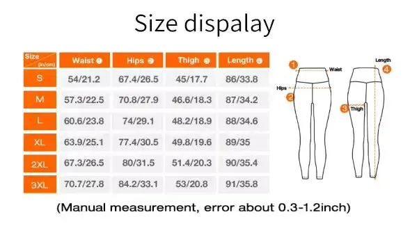 High-Waisted Leggings Women Elastic Waist XL Sports Gym Pants