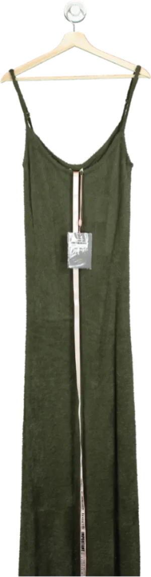 House of CB Khaki Fayette Slinky Knit Dress M