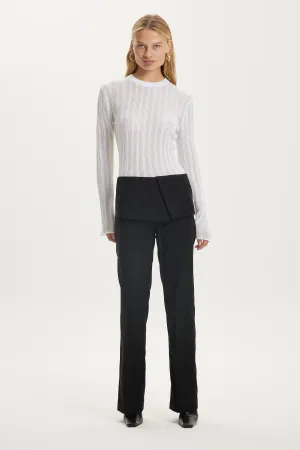 IN THE FOLD TROUSERS | BLACK