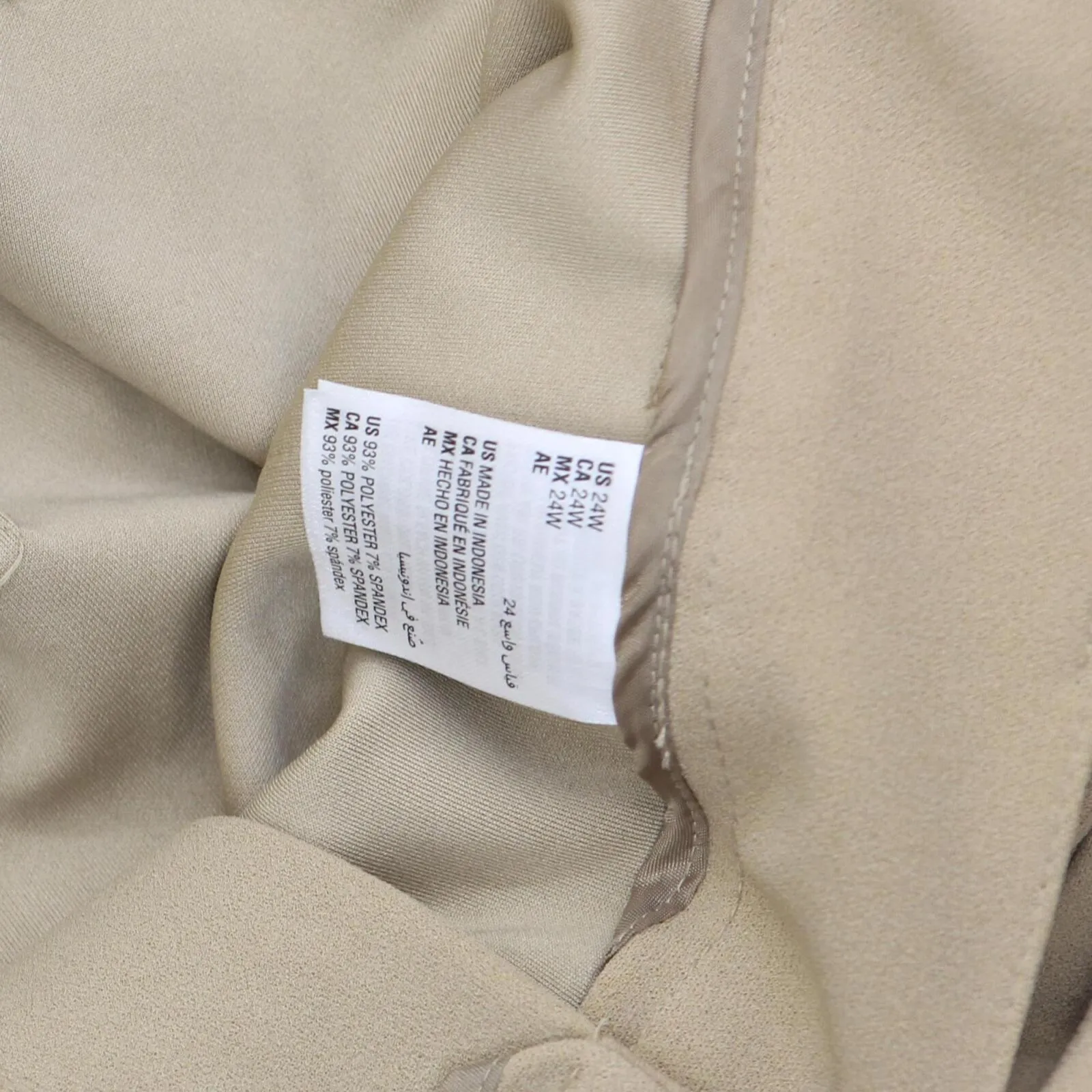 Inc International Concepts Plus Size Utility-Pocket Wide-Leg Pants Brown 24W