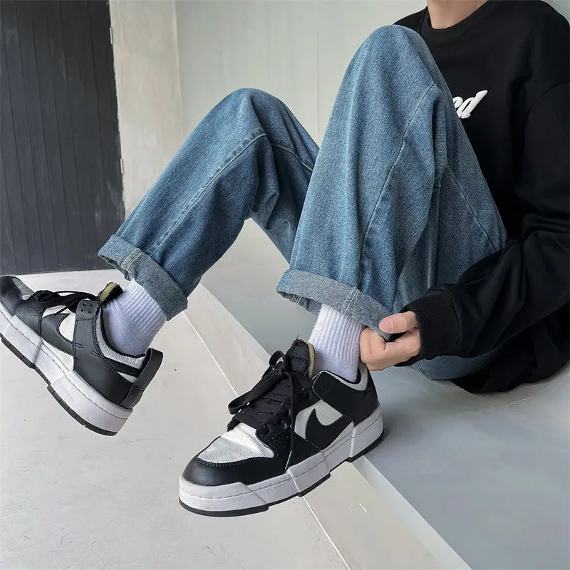 INSTOCK - Spring and autumn loose straight plus velvet thickened