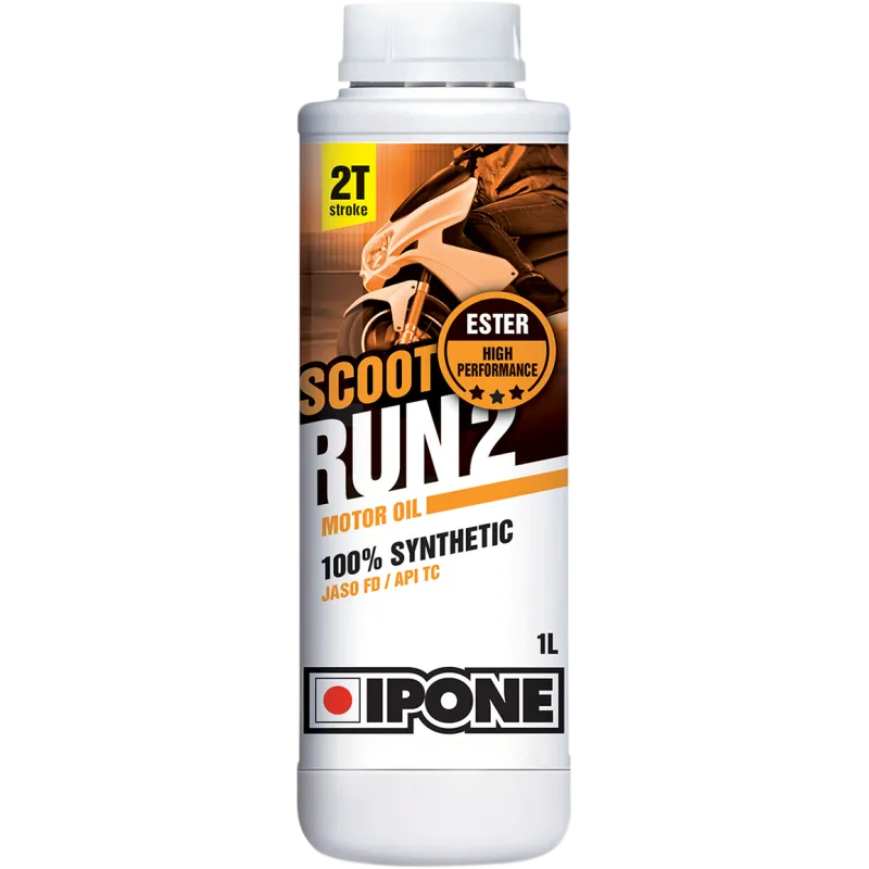 Ipone Scoot Run 2 100% Synthetic Oil - 2T 2-Stroke