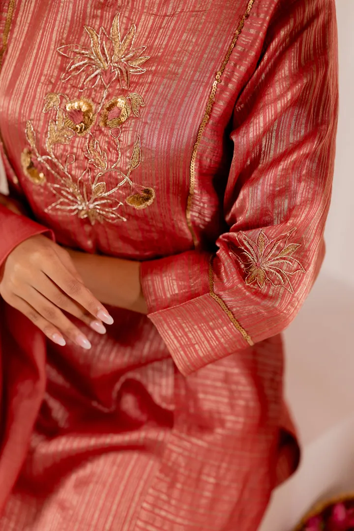 Ivara Kurta Set with Chanderi Dupatta