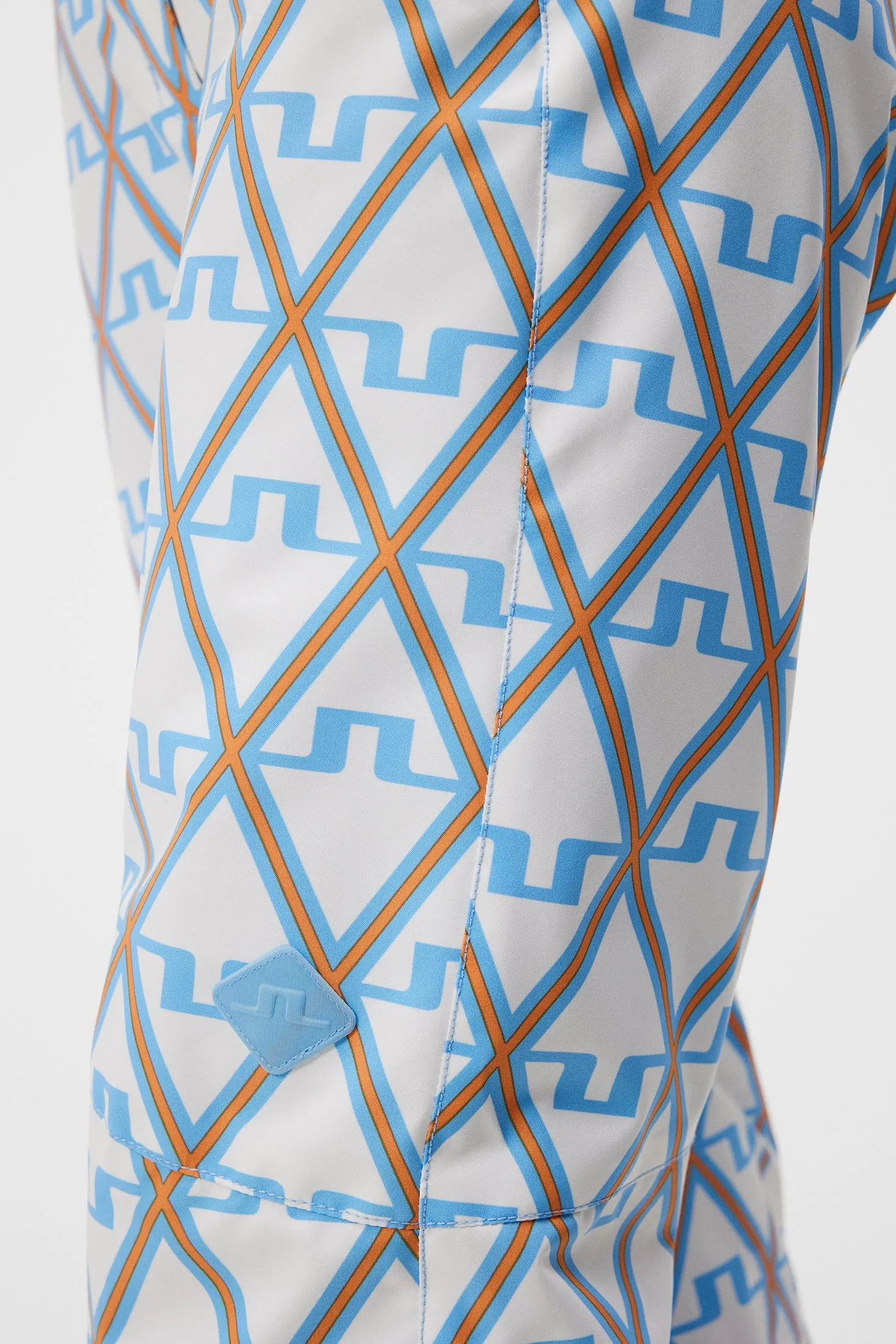 J.Lindeberg Womens Isella Ski Pants Printed - Little Boy Blue Diamond