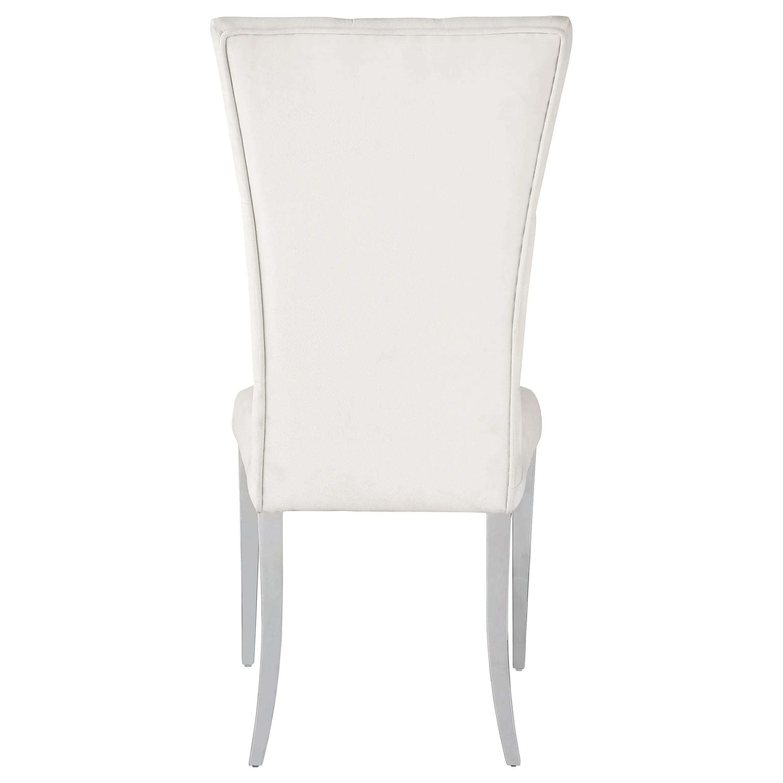 Kerwin Velvet Upholstered Dining Side Chair White (Set of 2)