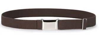 Kids Toddler Belt Made in USA Elastic Adjustable Stretch Boys Belts With Silver Square Buckle