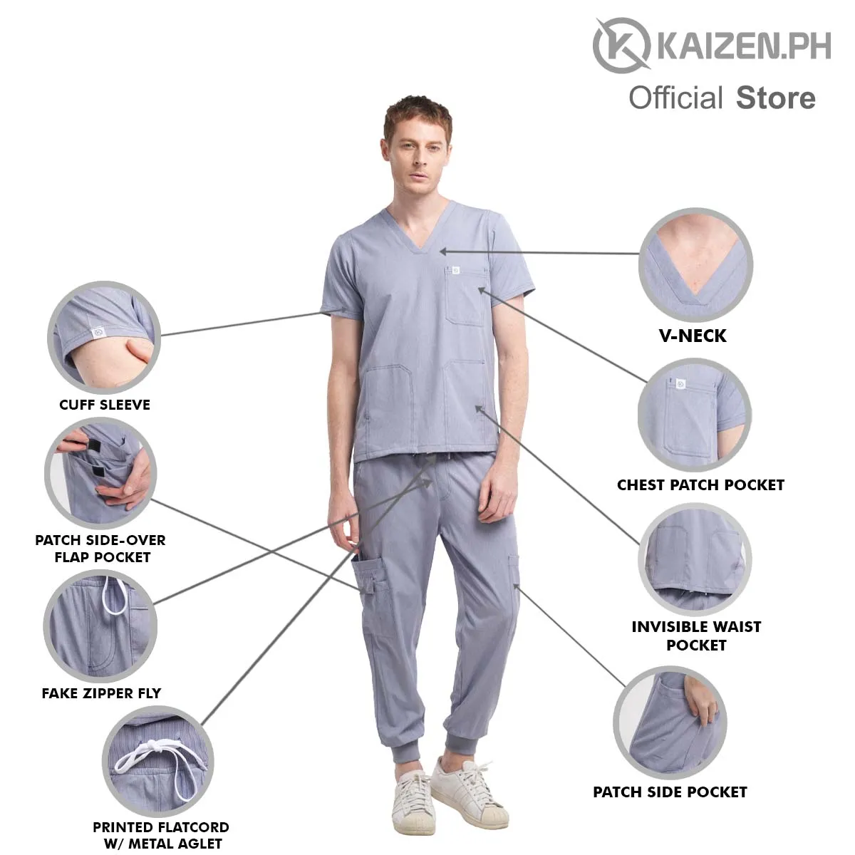 KSS2G-11 Denim Invisible Pockets