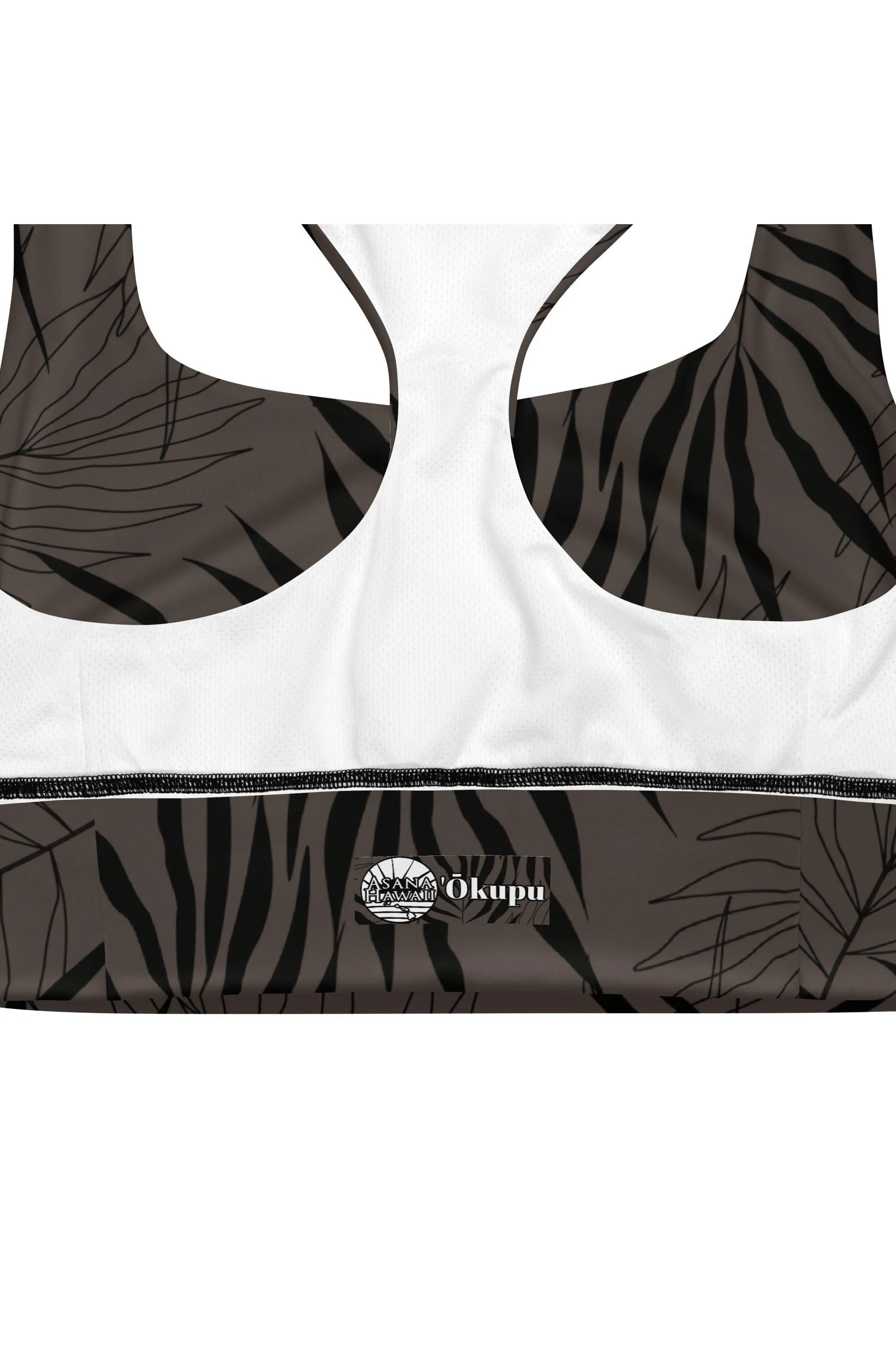 'Ōkupu Longline sports bra