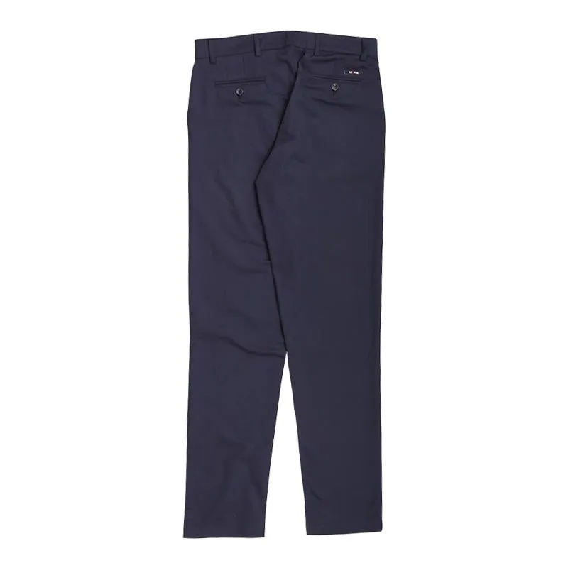Le Fix Regular Cotton Bukser I Navy
