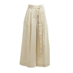 Leni Wide-leg Pants (White)