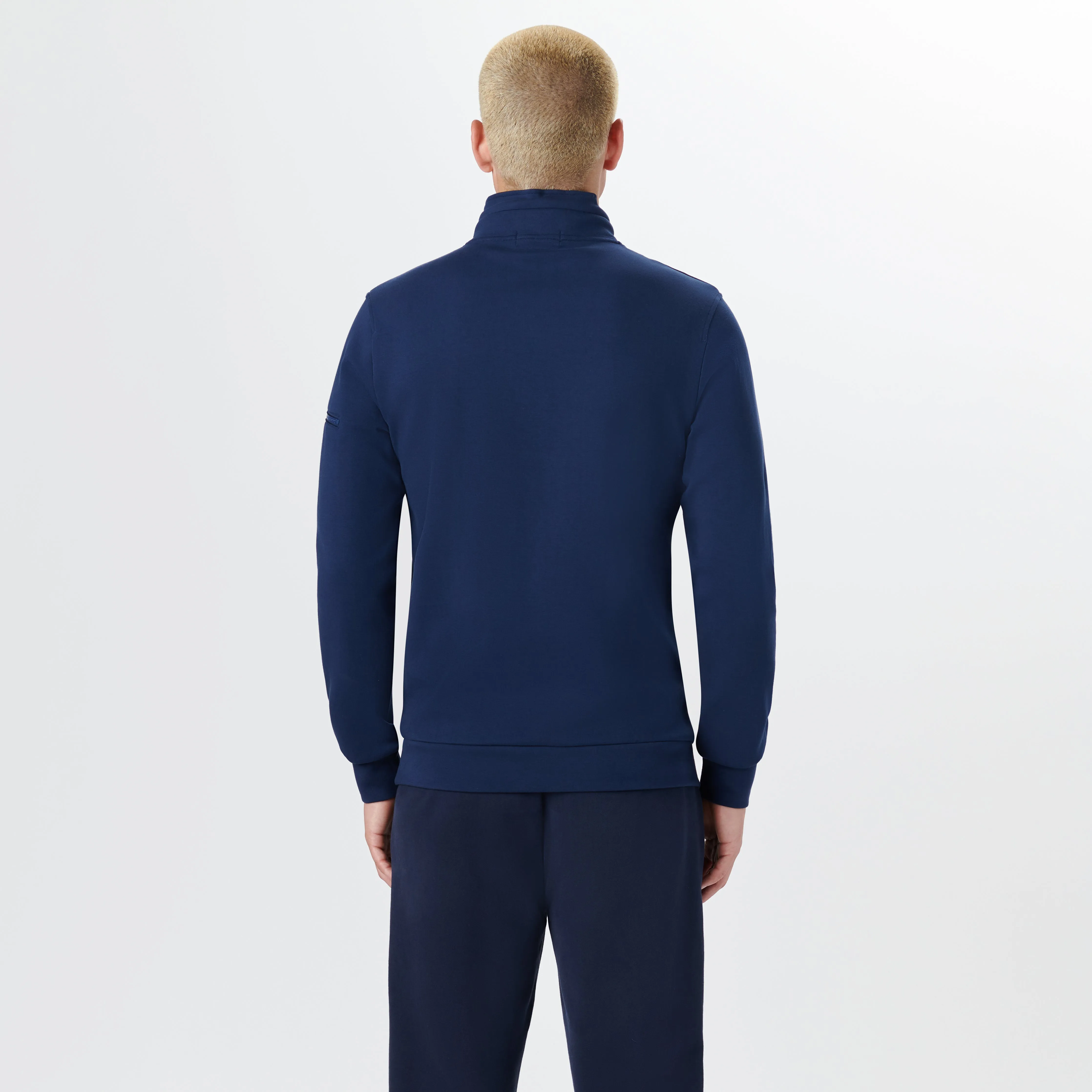 Long Sleeve Quarter Zip Pullover With Hood