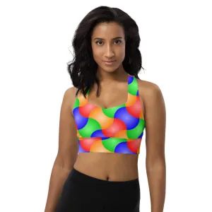 Longline sports bra Patchwork