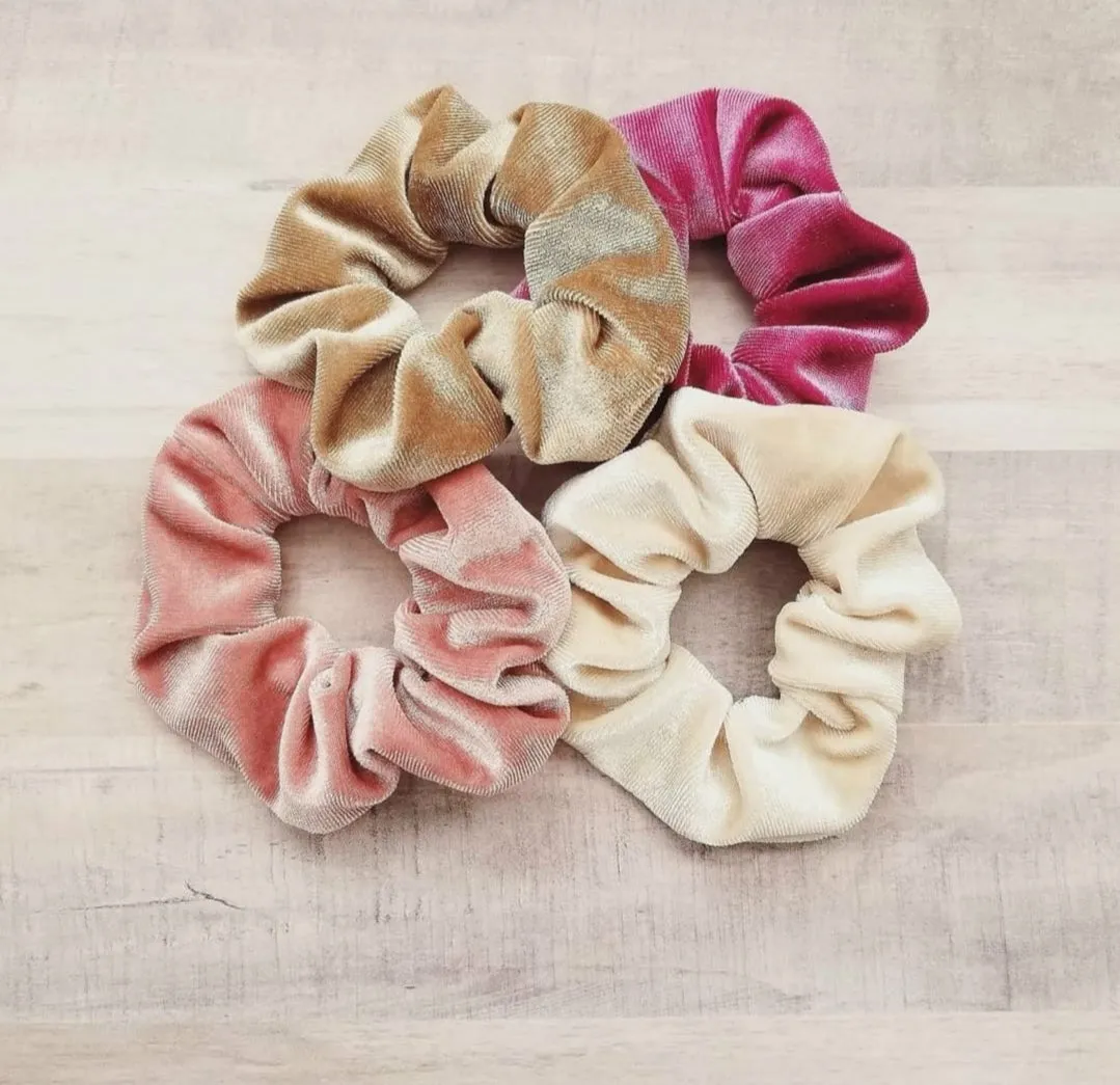 Luxe Velvet Scrunchie Set
