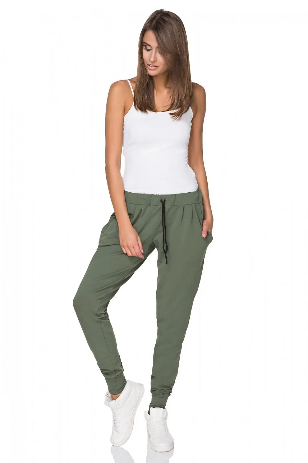 Luxurious Loose-Fit Cotton Trousers