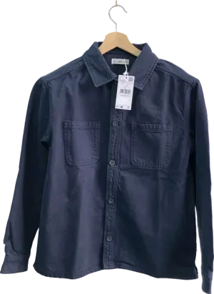 Mango Navy Mix Teen Boy Casual Shirt S