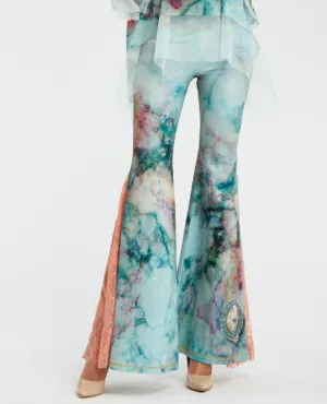 Marble flare Bottoms