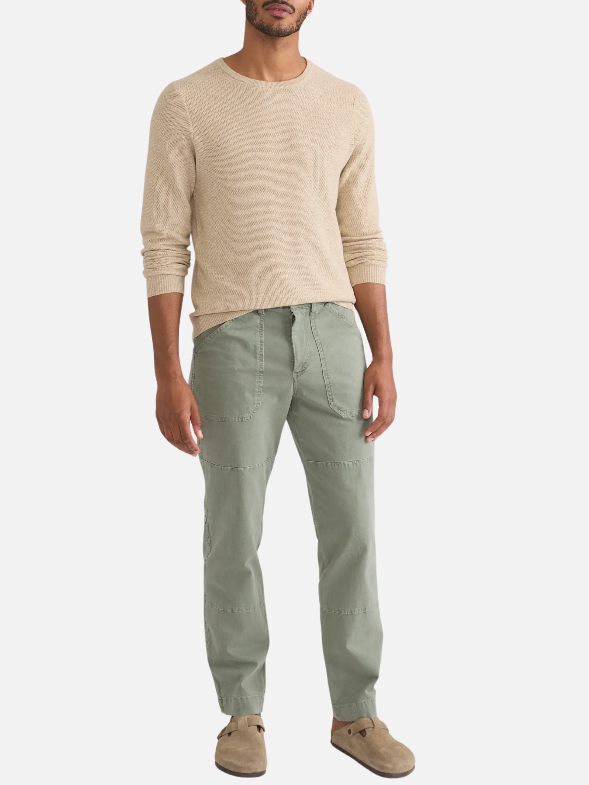 Marine Layer Sweater Tee - Driftwood