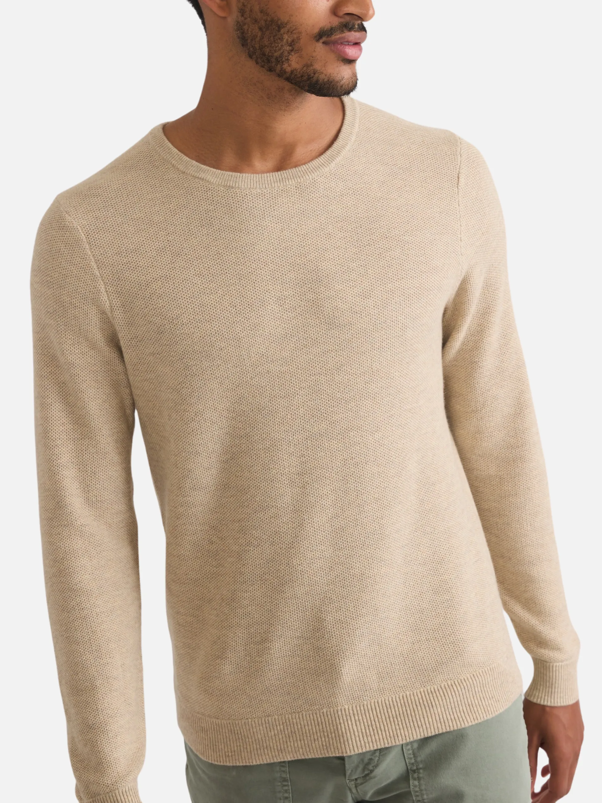 Marine Layer Sweater Tee - Driftwood