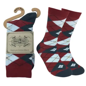 Mens Colorful Funky Fun Casual Fashion Socks  Collection- Single Pairs