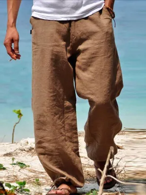 Men's Cotton Blend Casual Pants