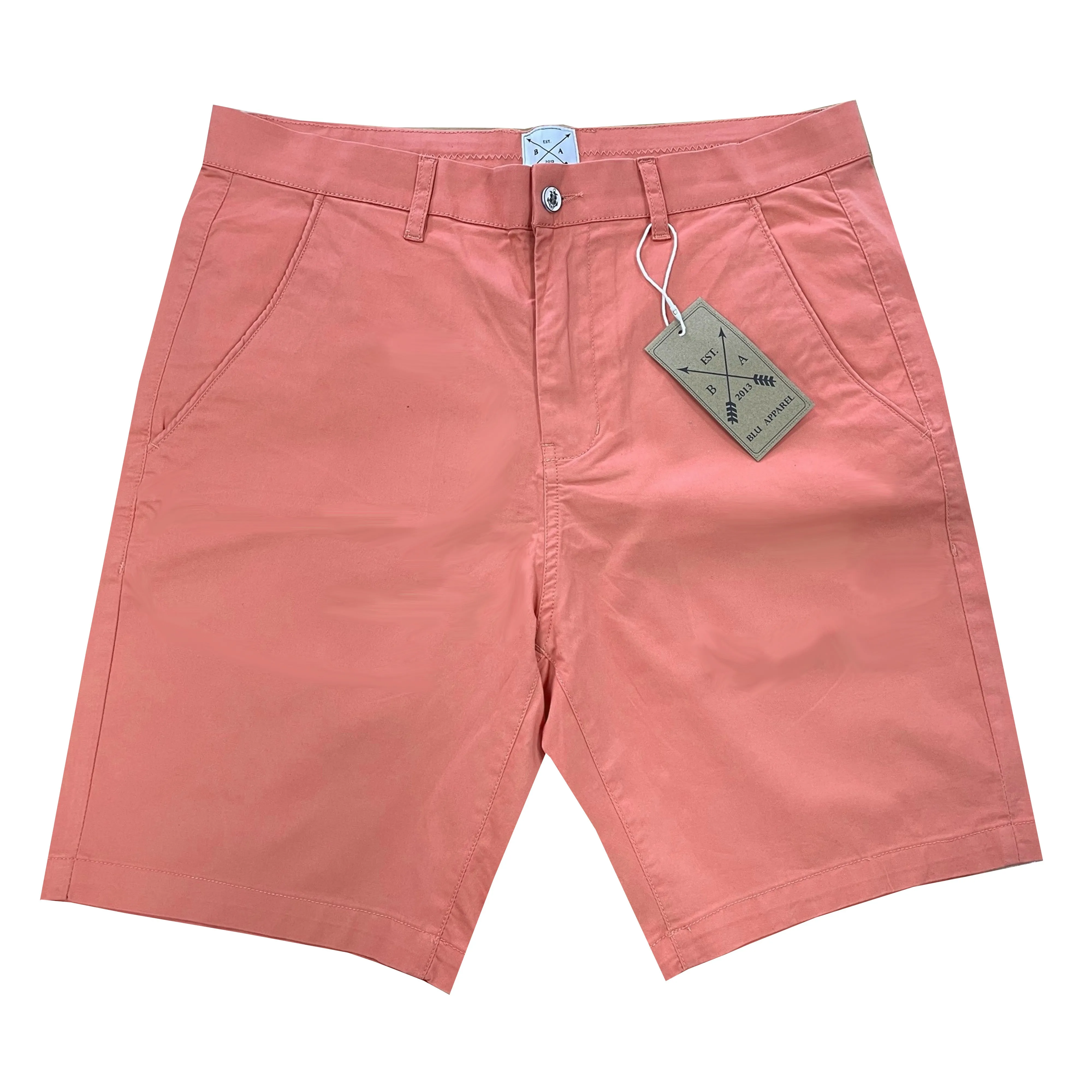 Men's Cotton Stretch Chino Shorts - Black