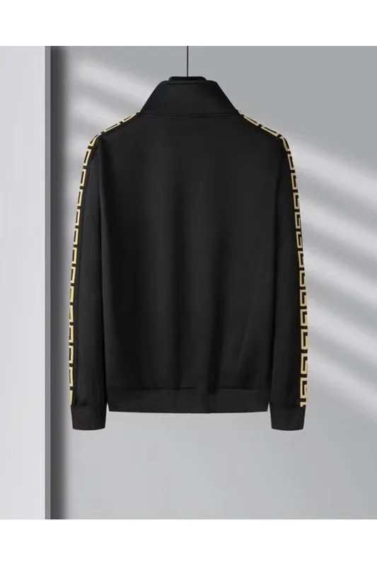 Men's Innovator Zip Up Graphic Designed Sides Tracksuit