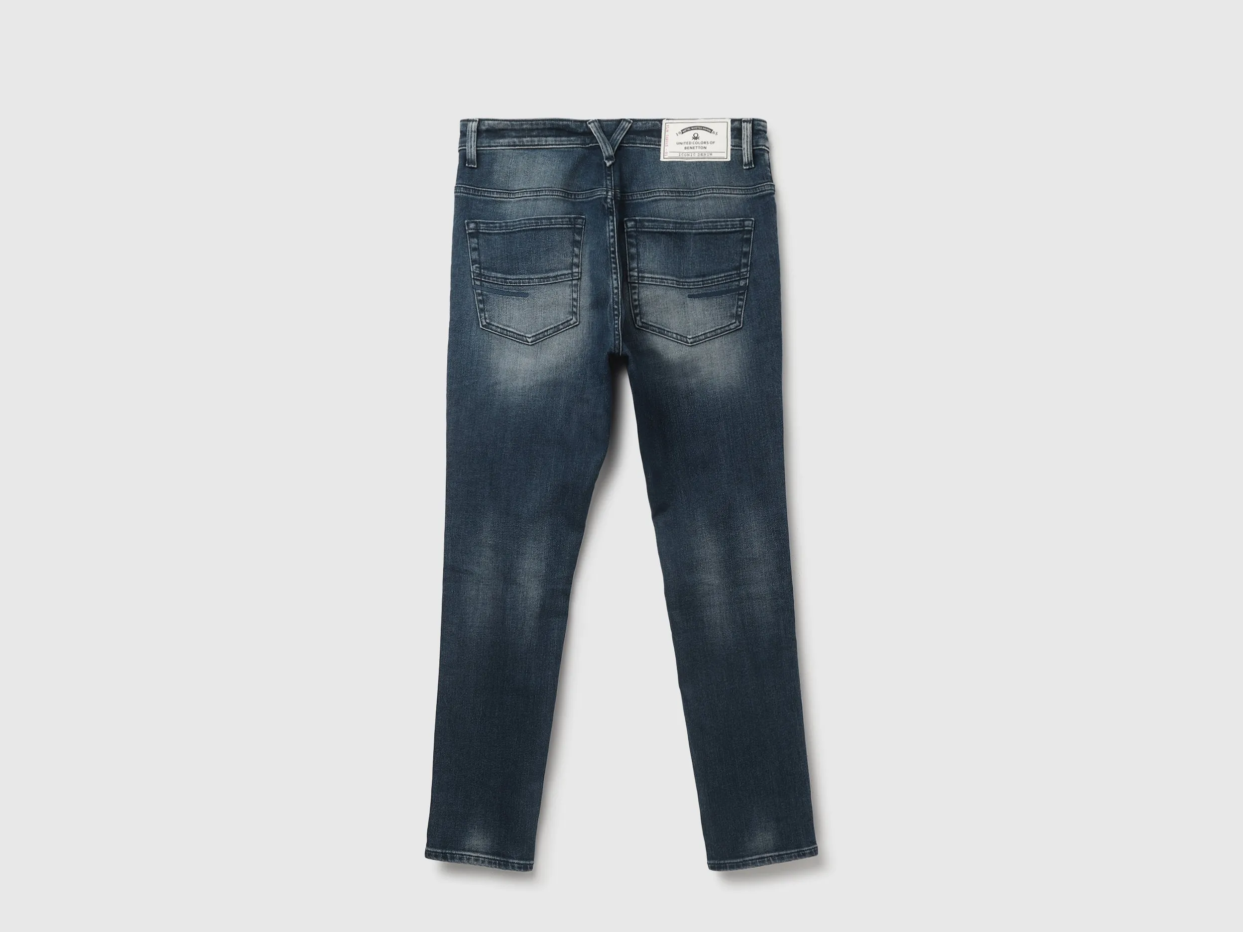 Men's Solid Low Crotch Jeans