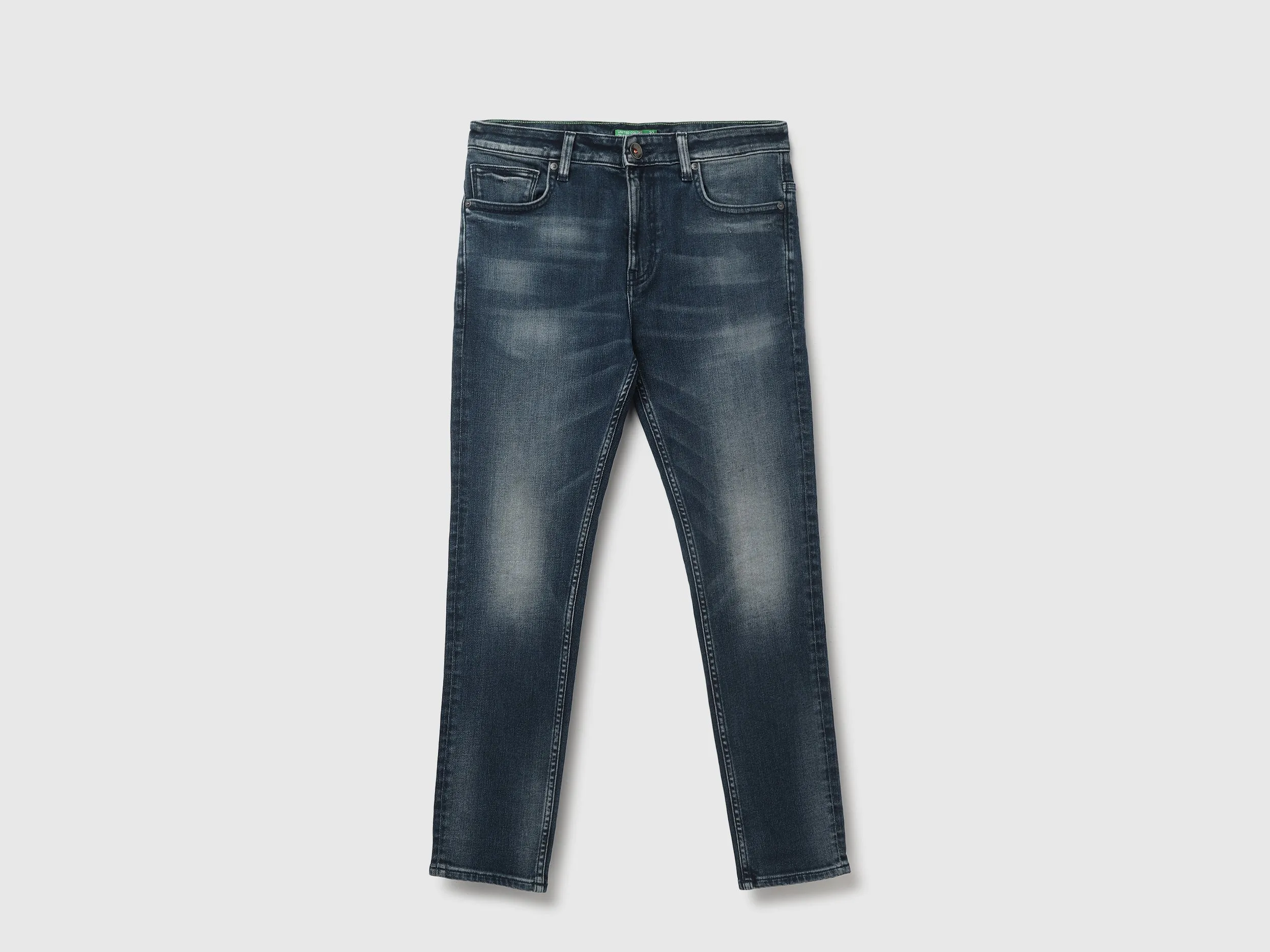 Men's Solid Low Crotch Jeans