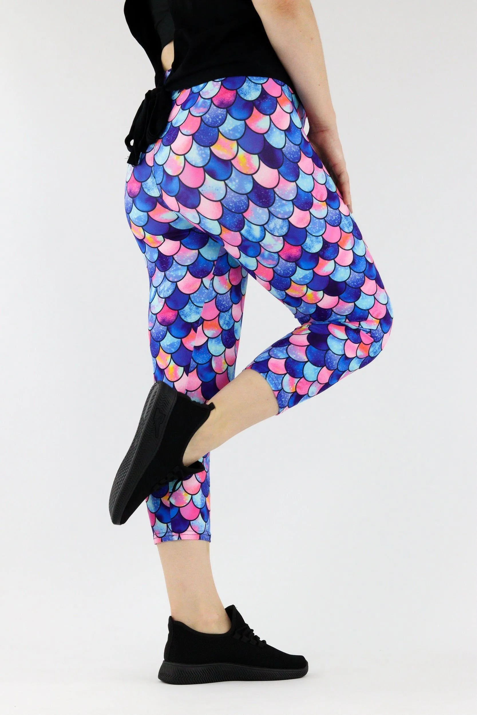 Mermaid For Each Other - Casual - Capri Leggings