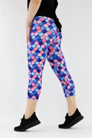 Mermaid For Each Other - Casual - Capri Leggings