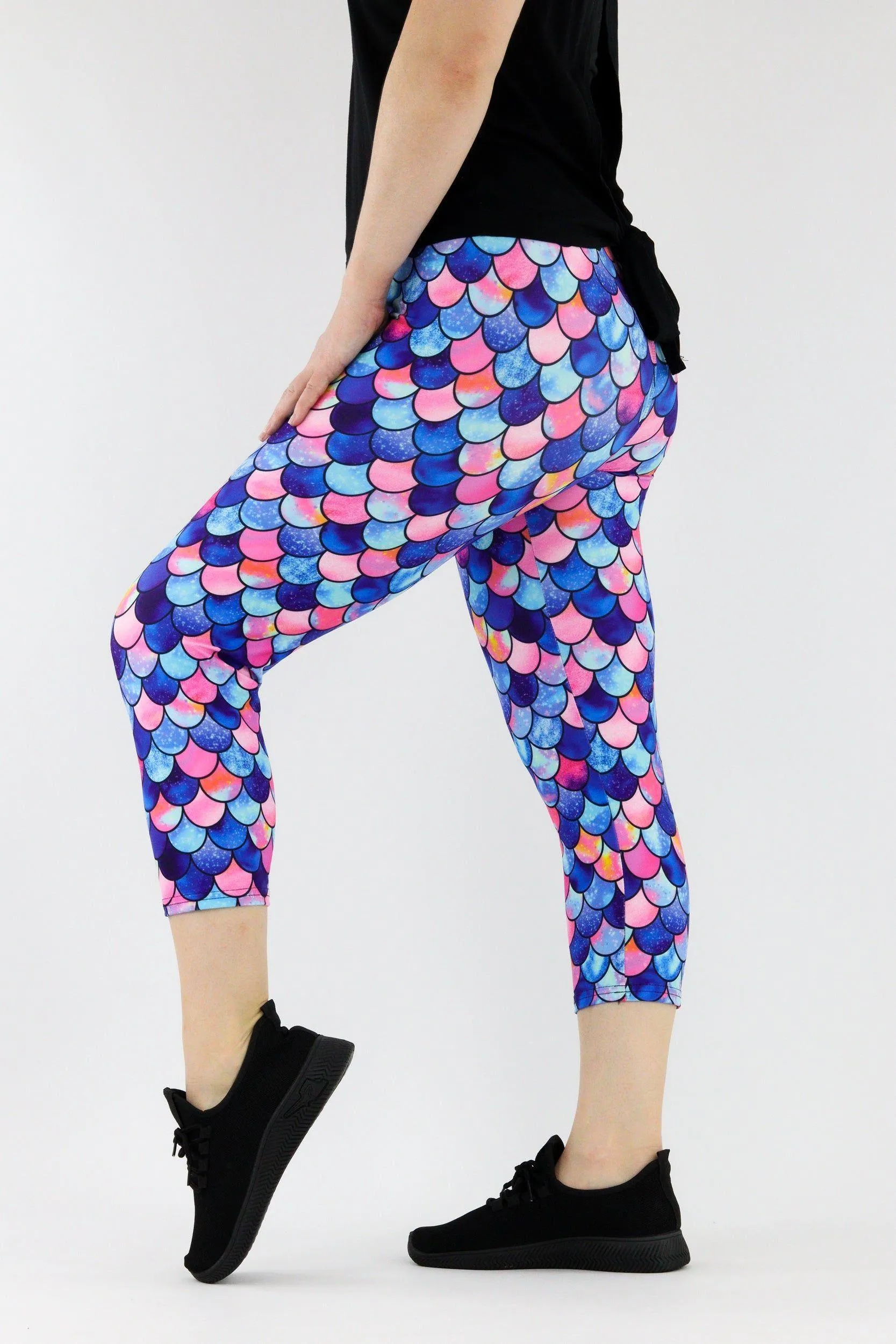 Mermaid For Each Other - Casual - Capri Leggings