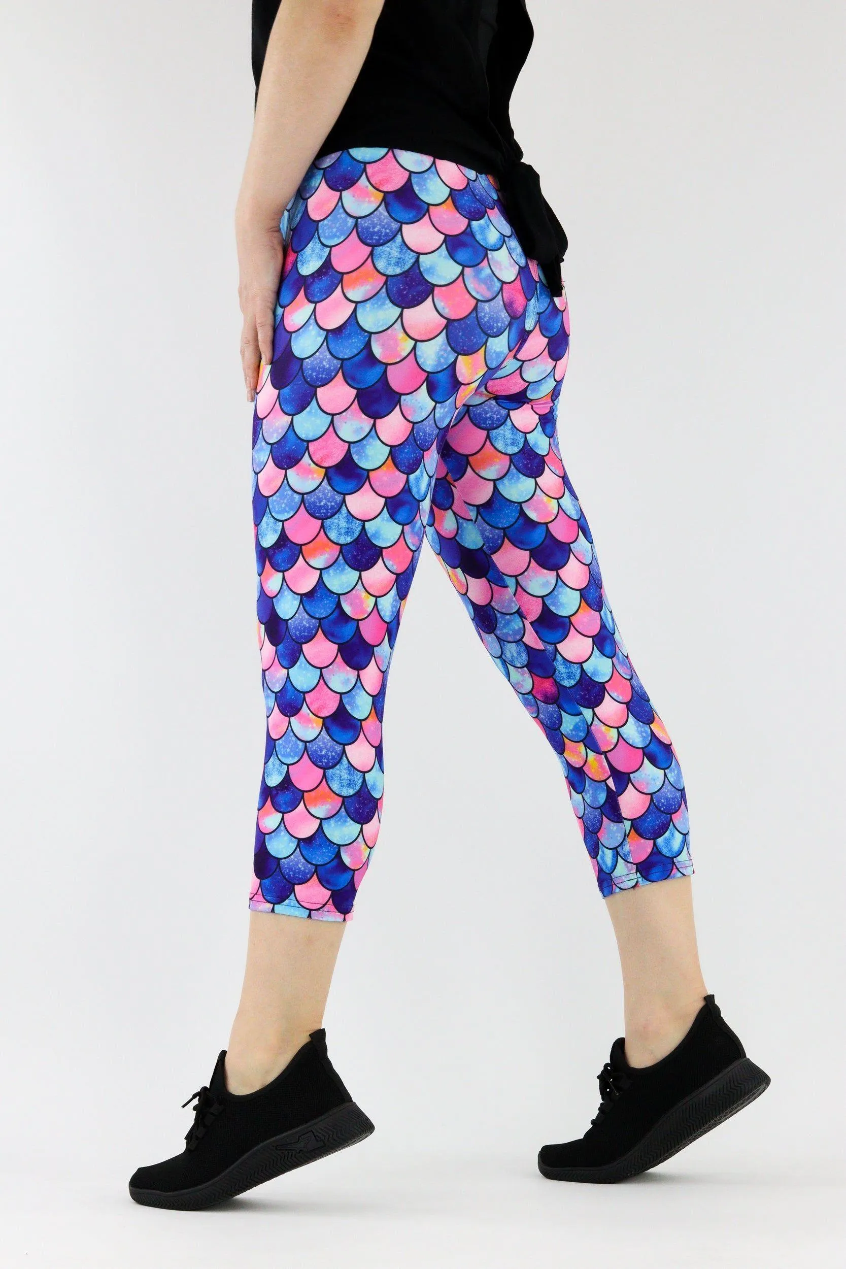 Mermaid For Each Other - Casual - Capri Leggings