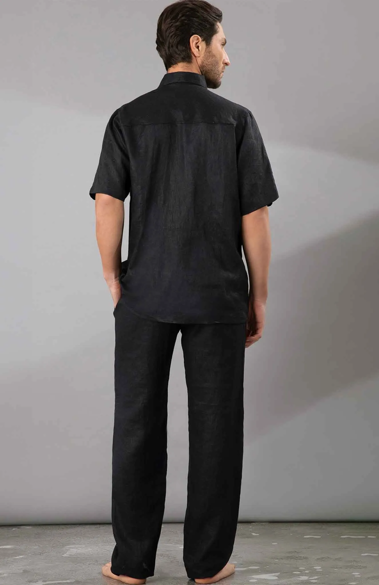 Midnight Summer | Black Co-ord Cotton Linen