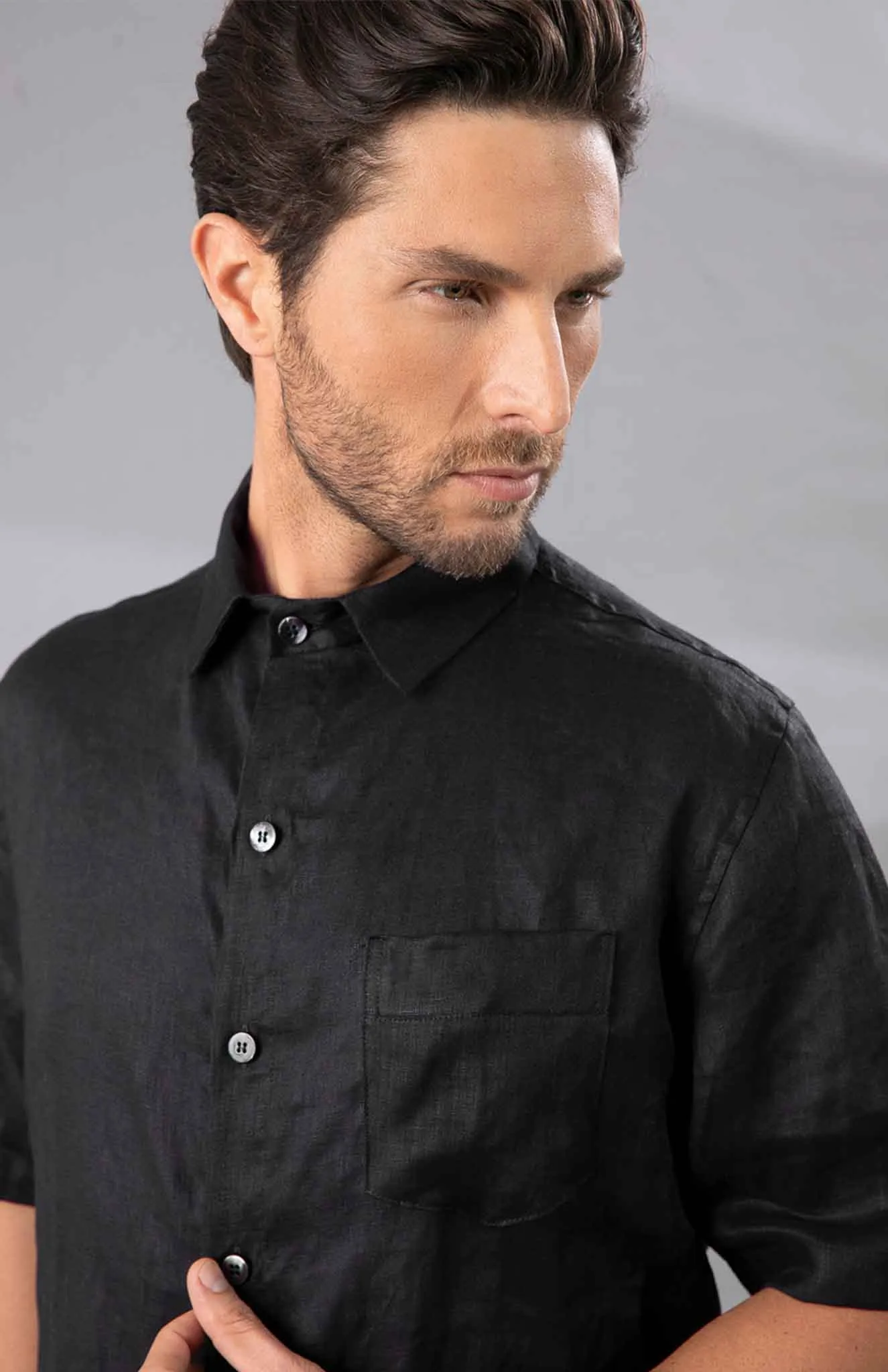 Midnight Summer | Black Co-ord Cotton Linen