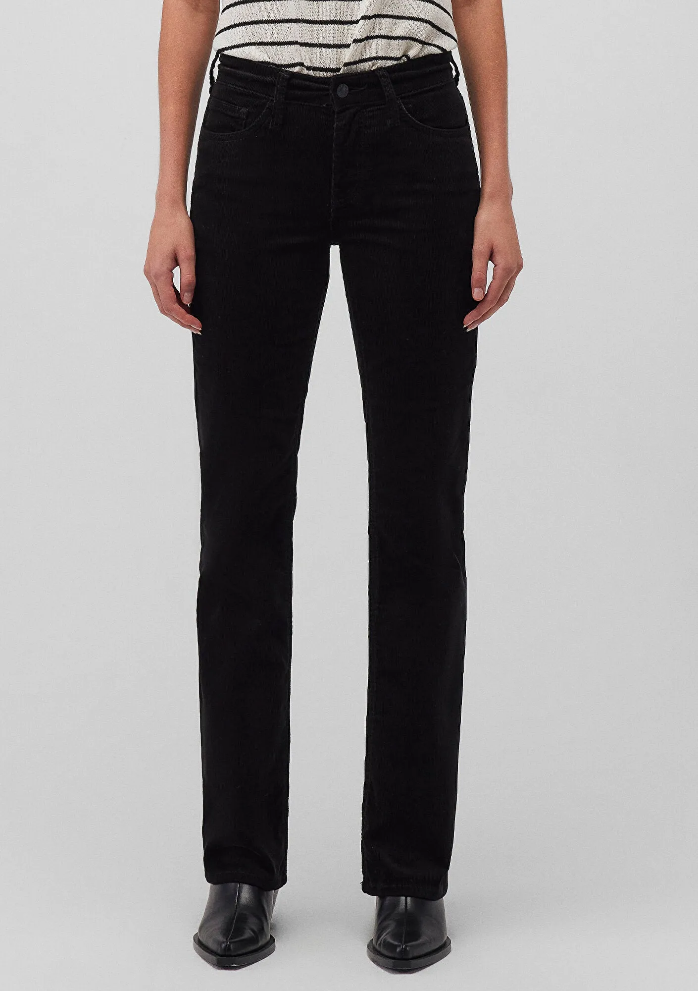 Molly Black Cord Pants
