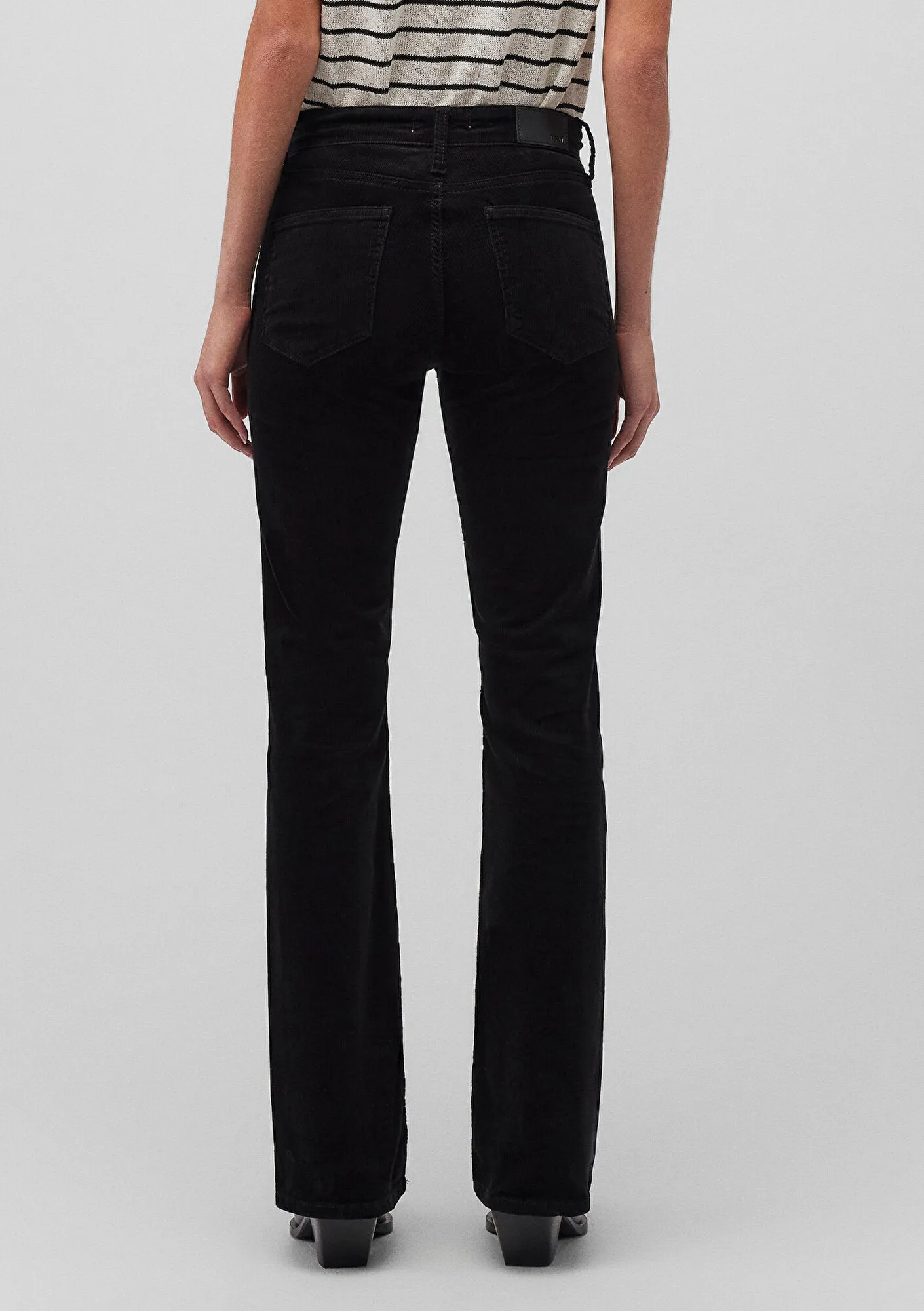 Molly Black Cord Pants