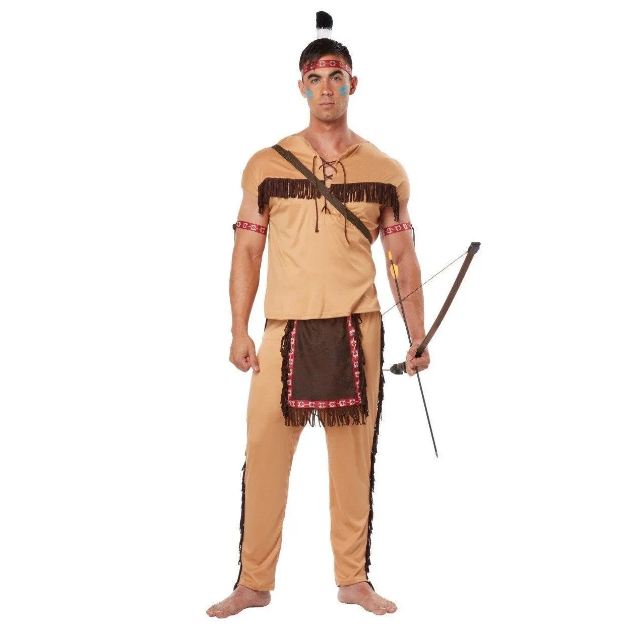 Native American Brave Adult Indian Costume